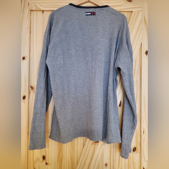 Tommy Hilfiger XL Gray Crew Neck Sweater - Picture 4 of 6